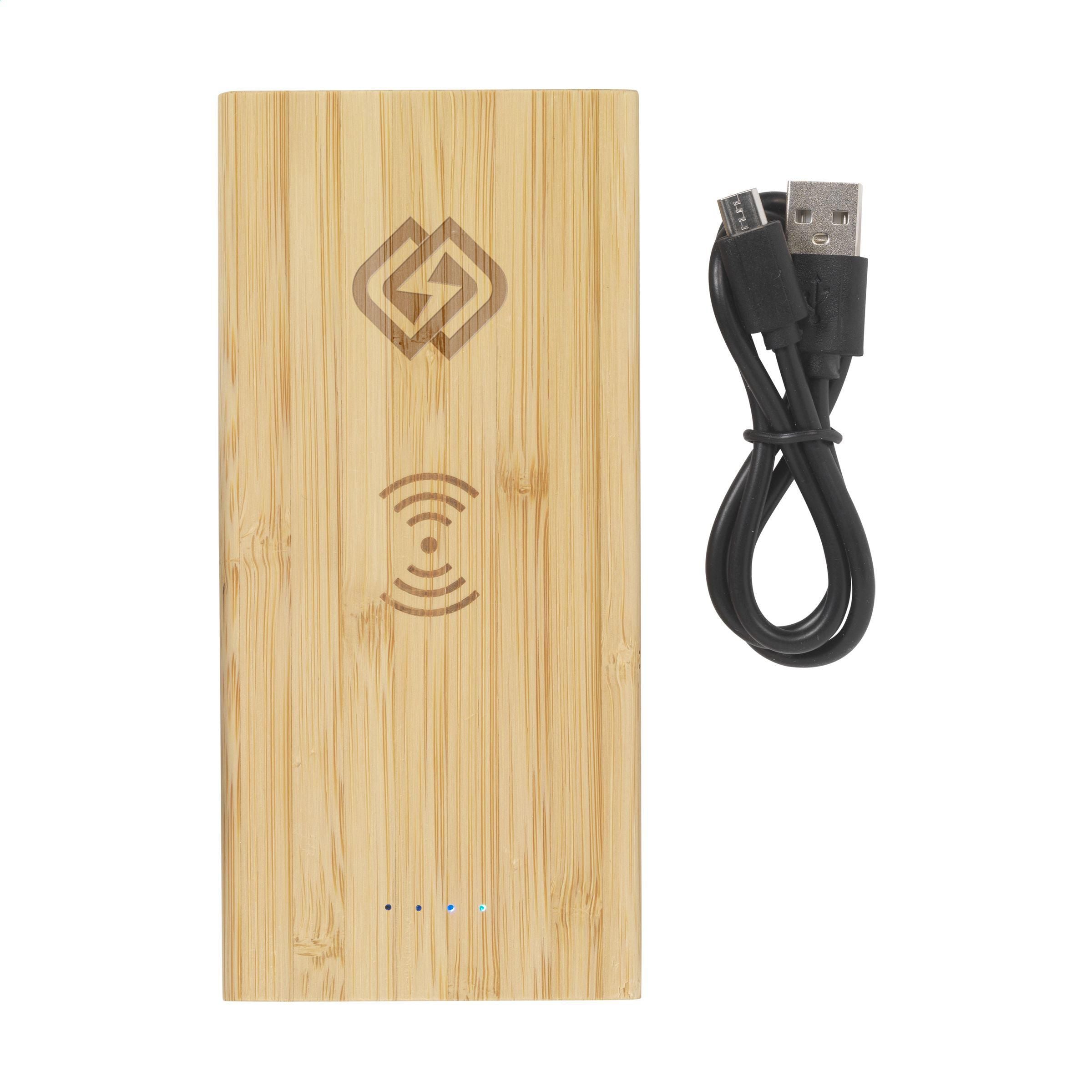 Bamboo 8000 Wireless Powerbank Wireless Charger