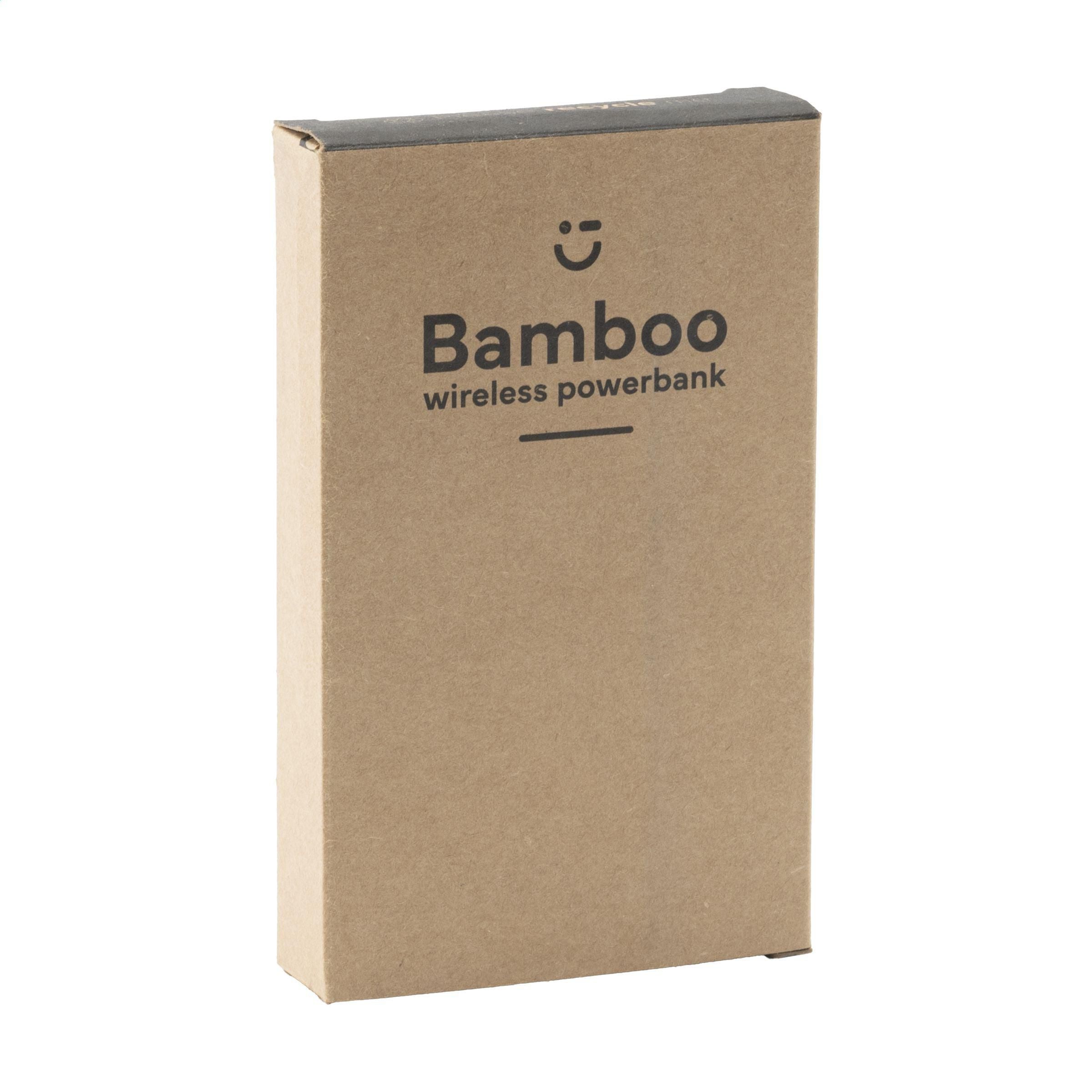 Bamboo 8000 Wireless Powerbank Wireless Charger