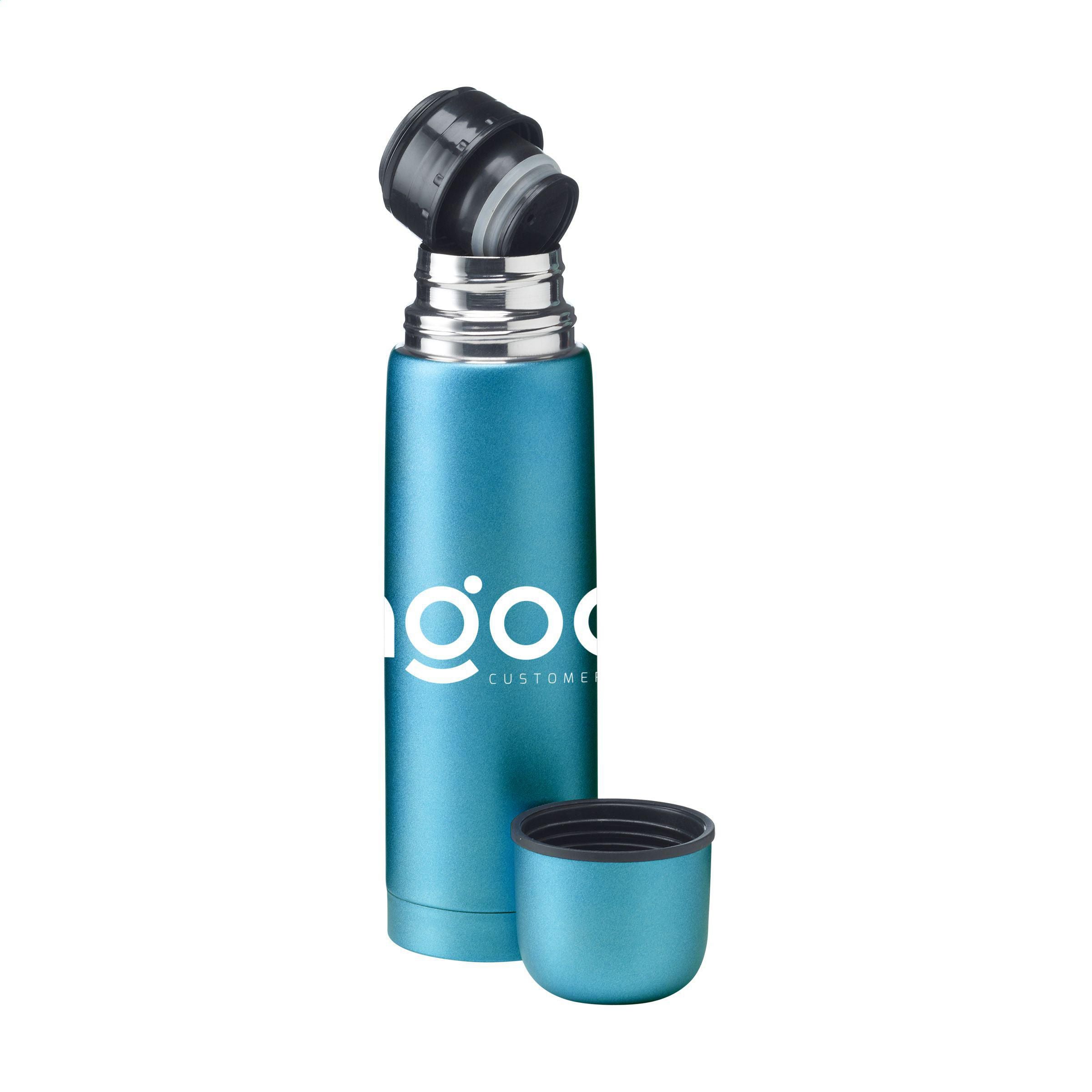 Frosted Bottle Rcs Recycled Steel 500 Ml Thermo Bottle