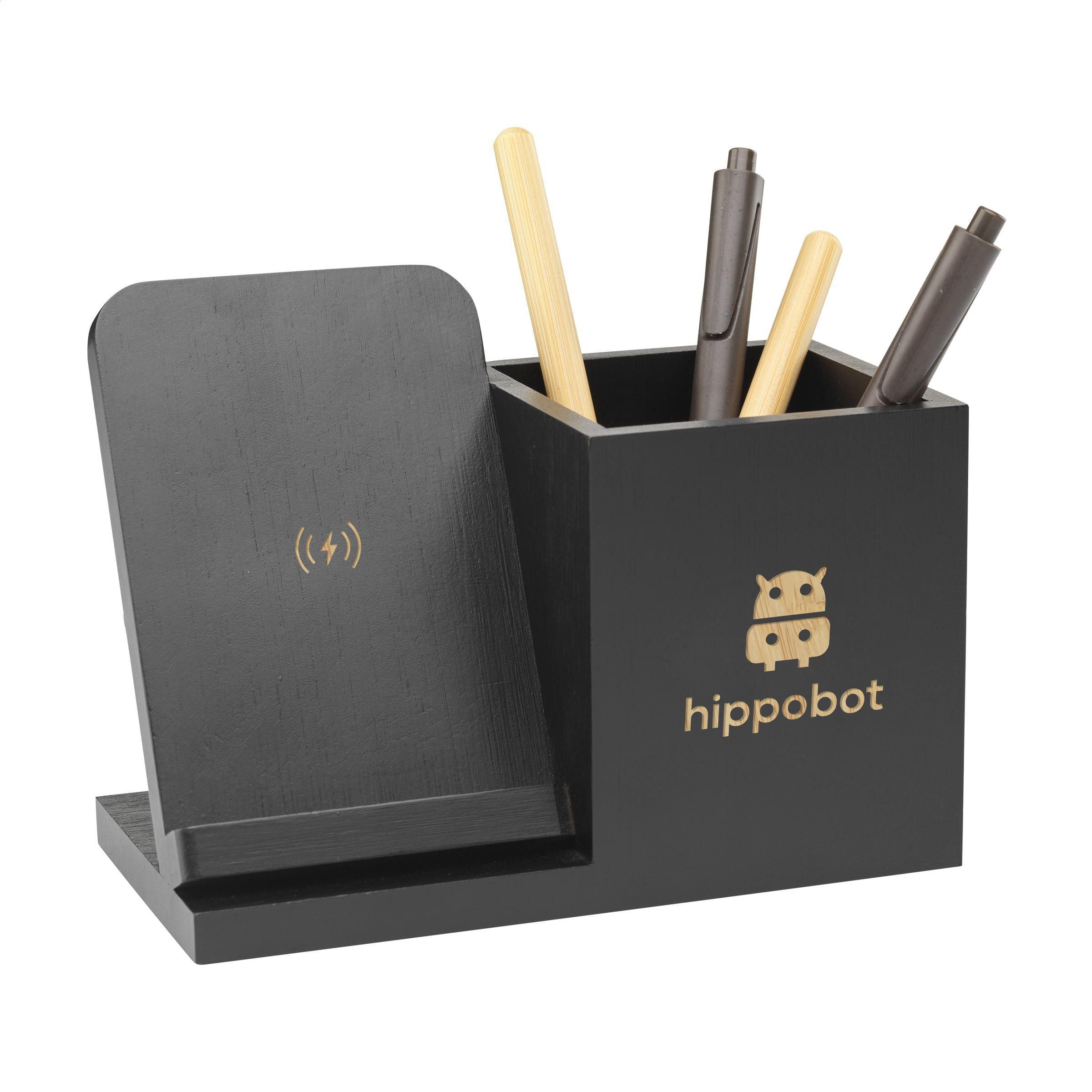 Bamboo Boss 15W Charger/Pen Holder