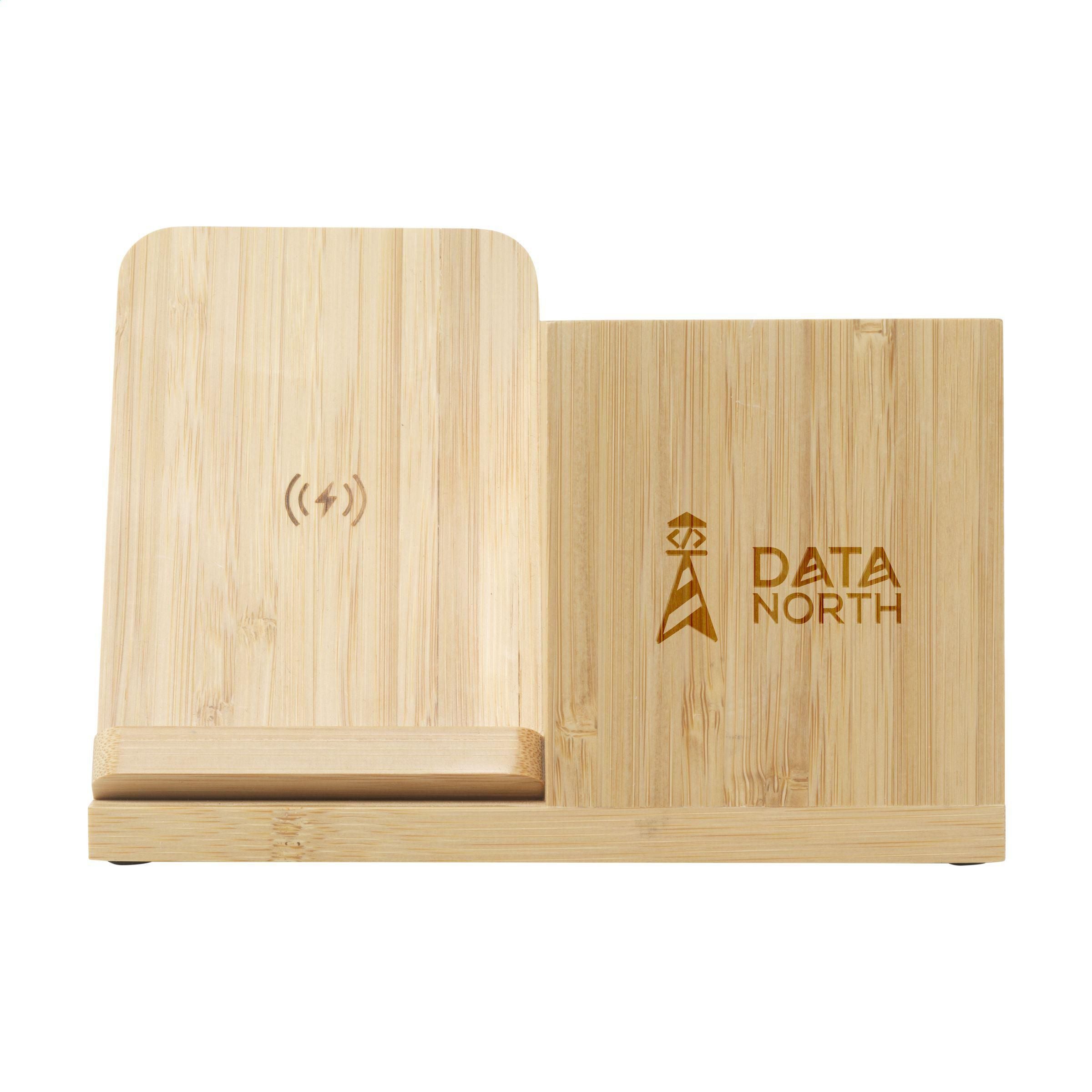 Bamboo Boss 15W Charger/Pen Holder