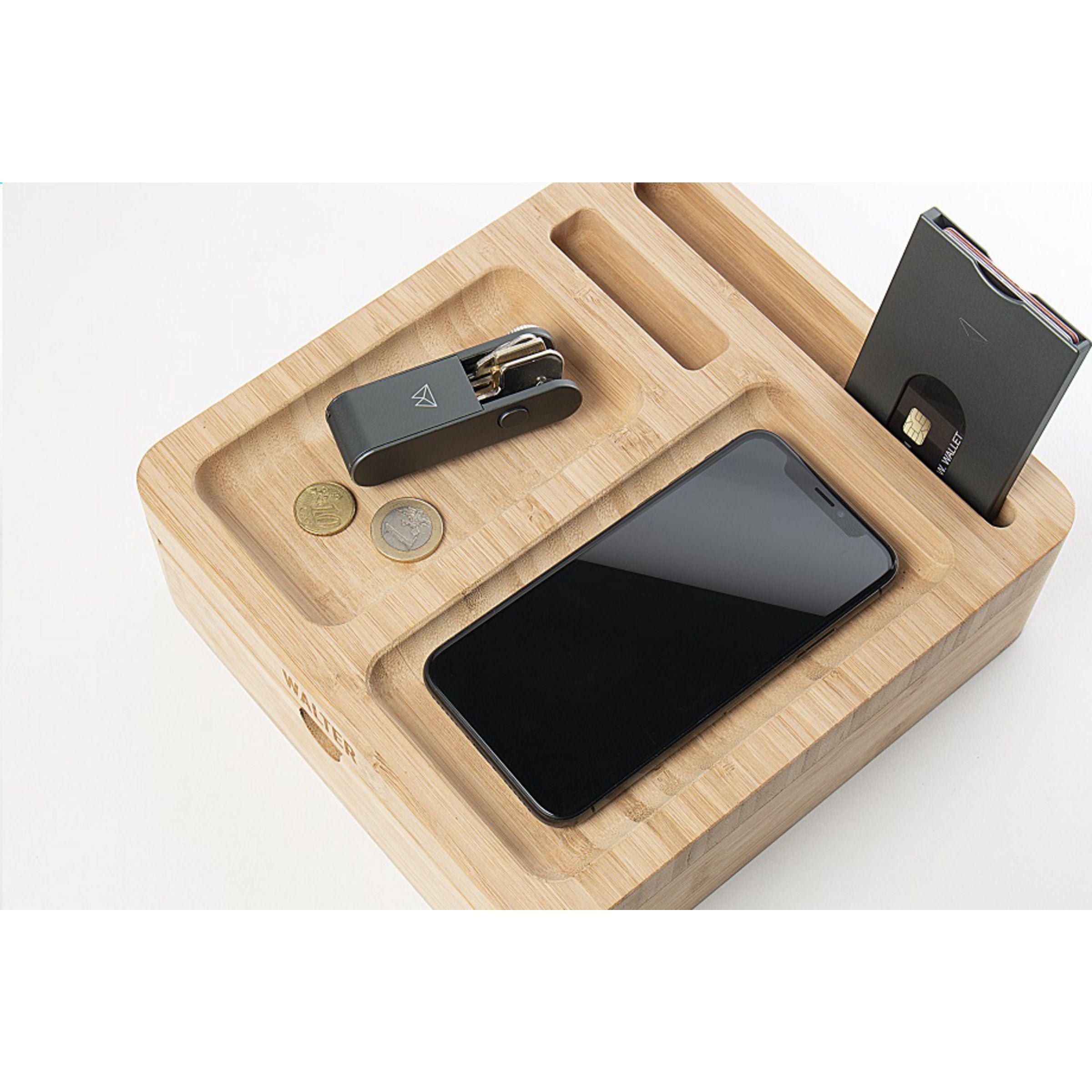 Walter Bamboo Big Dock 15W Organizer And Charge