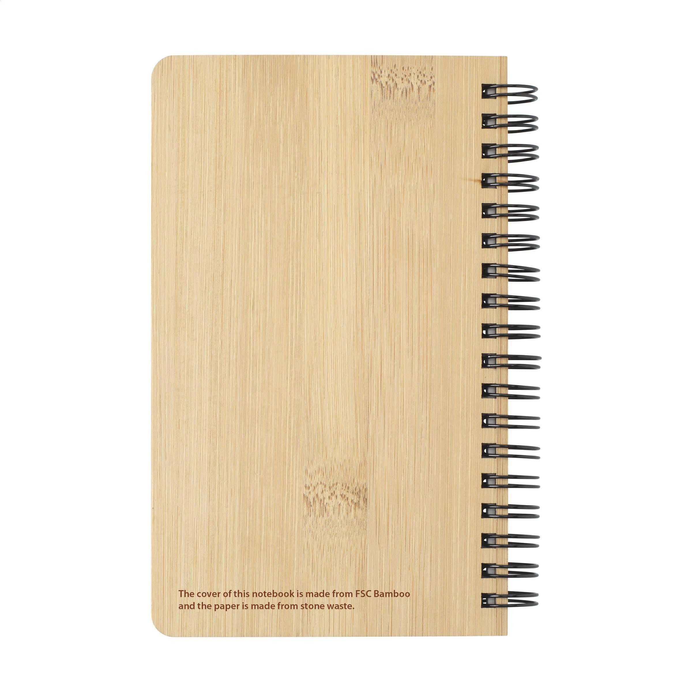 Paper Notebook Made From Stonewaste-Bamboo A6