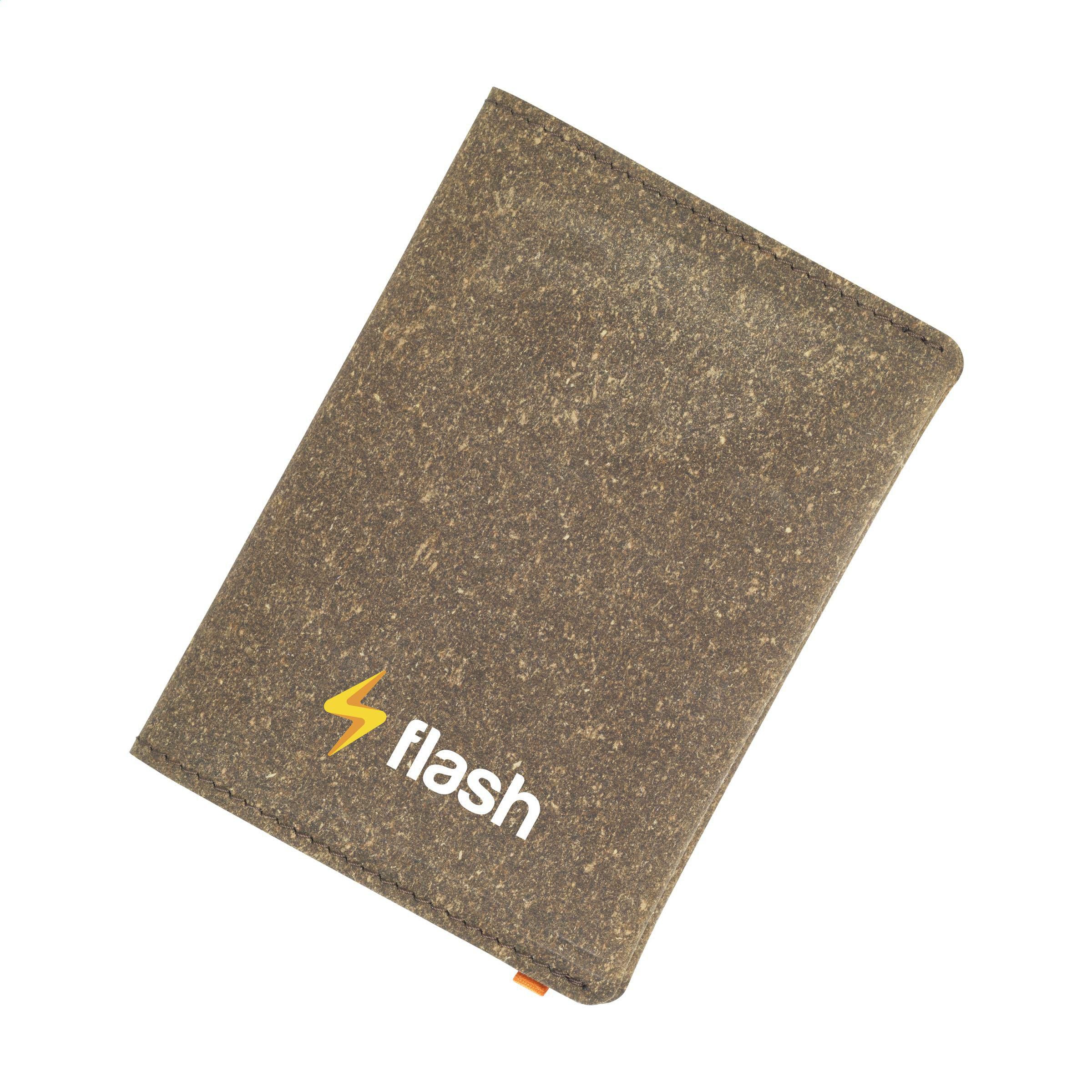 Recycled Leather Passport Holder