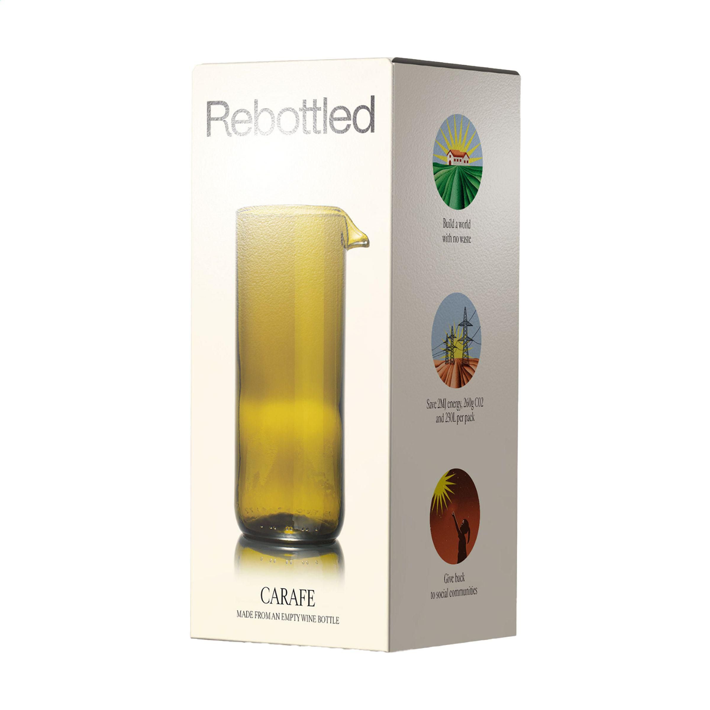 Rebottled® Carafe 600 Ml Carafe
