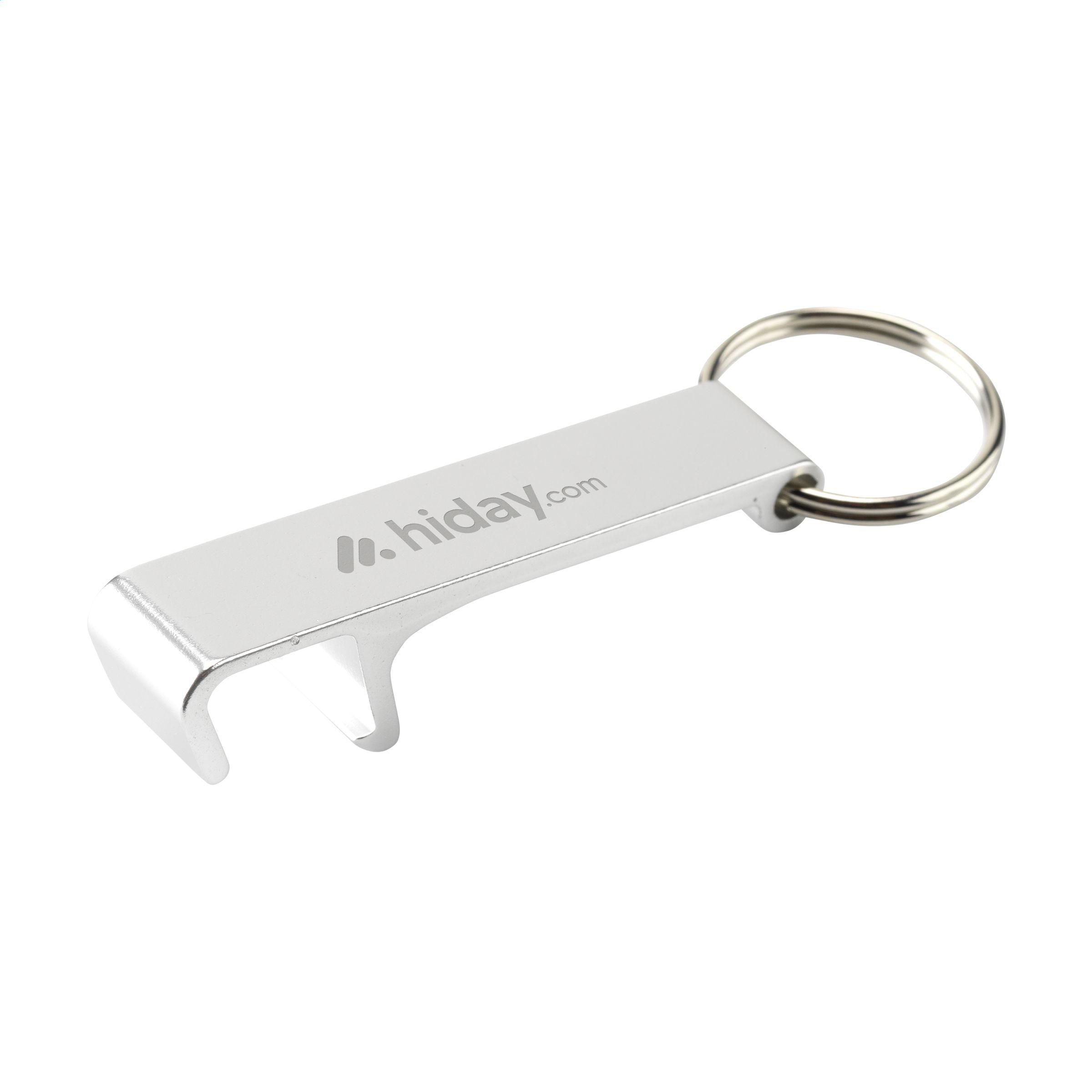 Alu Opener Phone Stand Grs Recycled Keyring