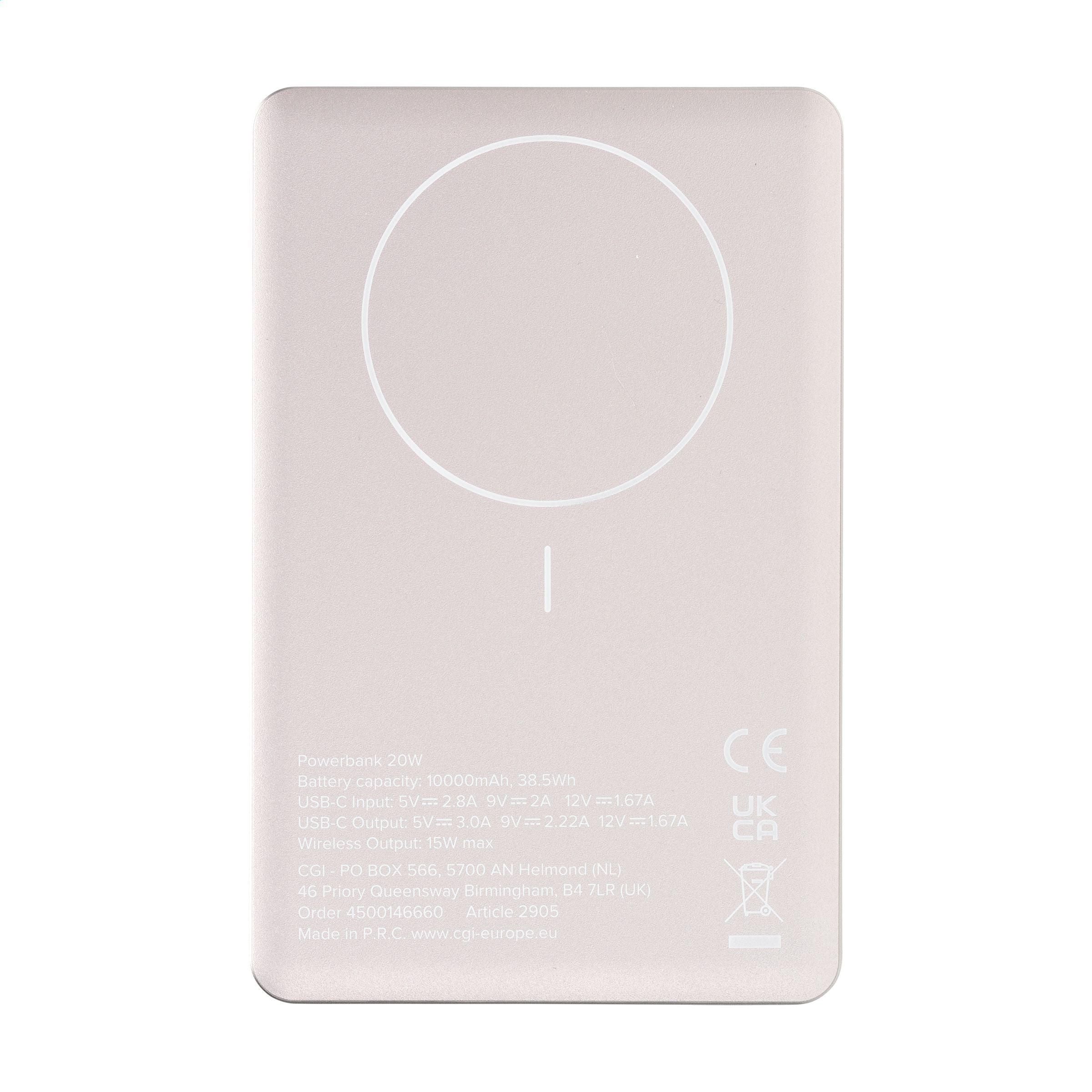 Wireless Rcs Recycled Alu Magsafe Powerbank 10000