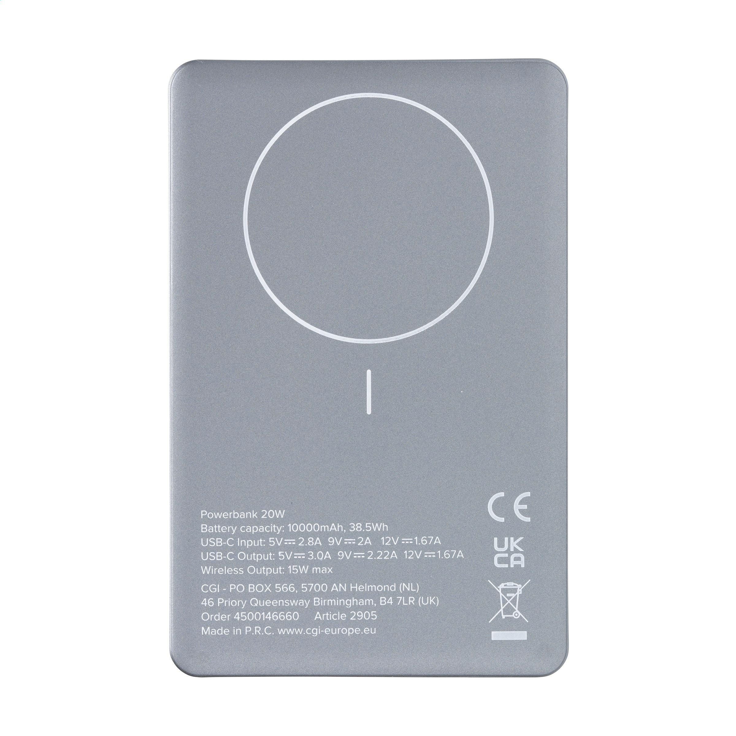Wireless Rcs Recycled Alu Magsafe Powerbank 10000