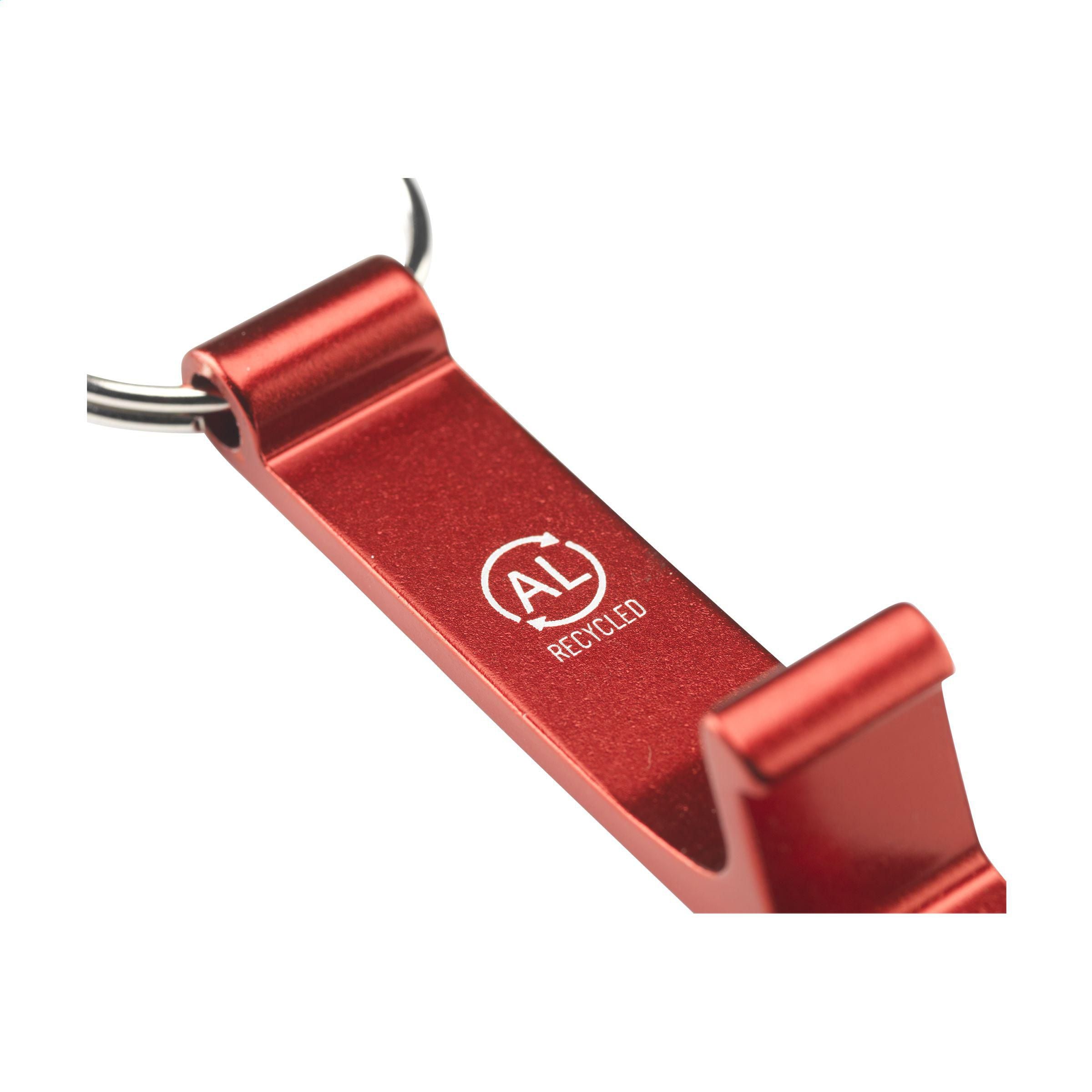 Alu Opener Phone Stand Grs Recycled Keyring