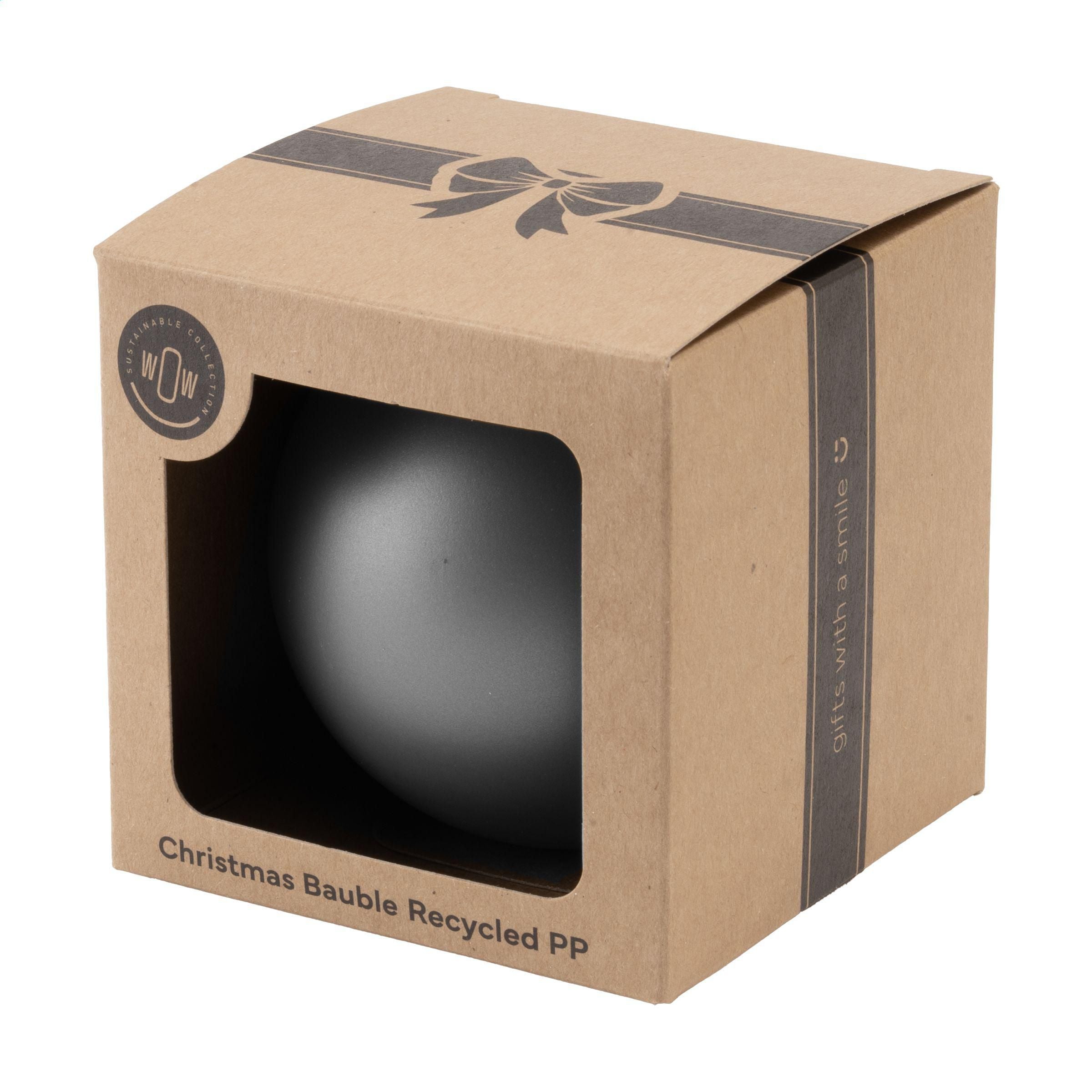 Christmas Bauble Ø7cm Recycled Pp Box - Made In Europe