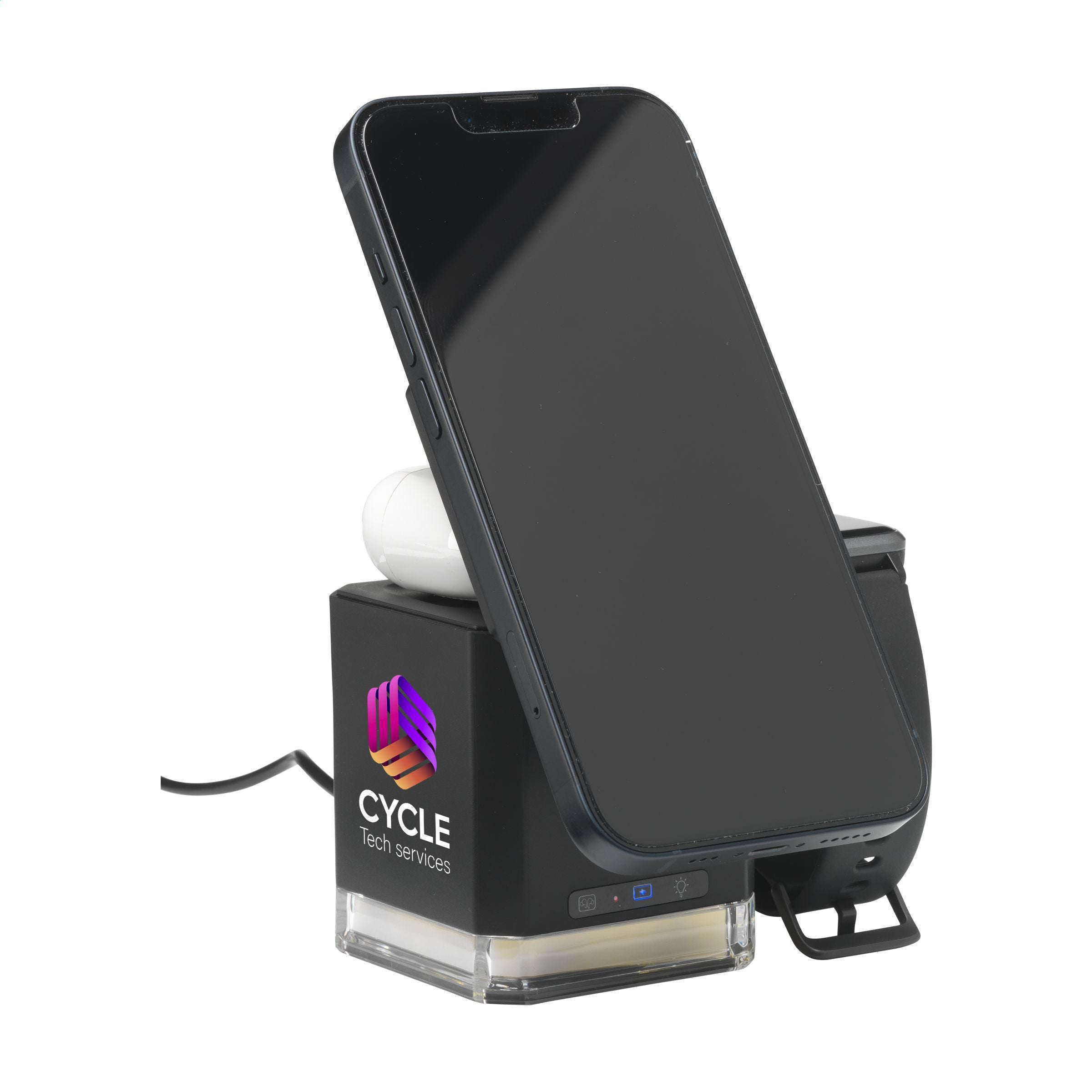 Cube Magsafe 3-In-1 Rcs Recycled Abs Charging Stand