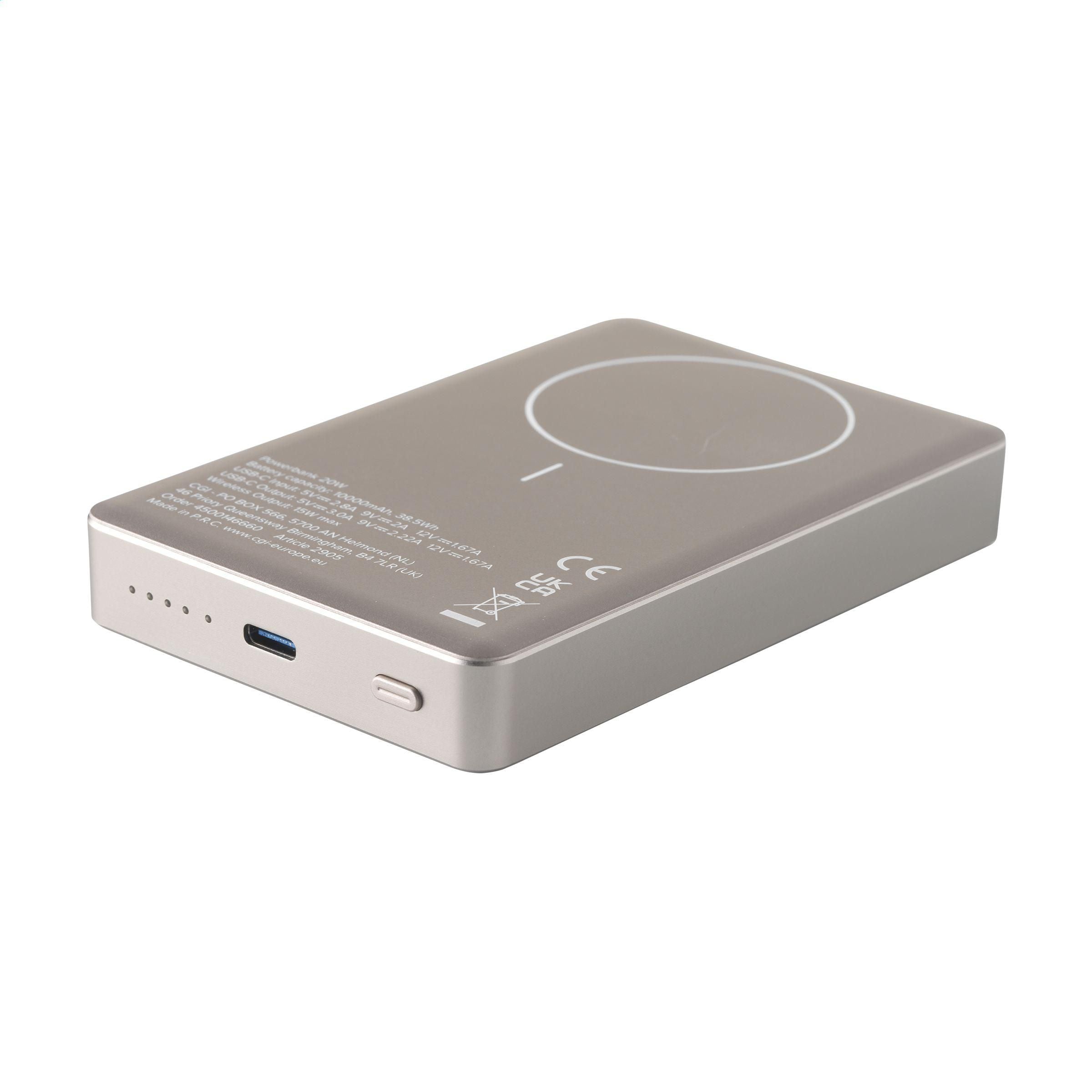 Wireless Rcs Recycled Alu Magsafe Powerbank 10000