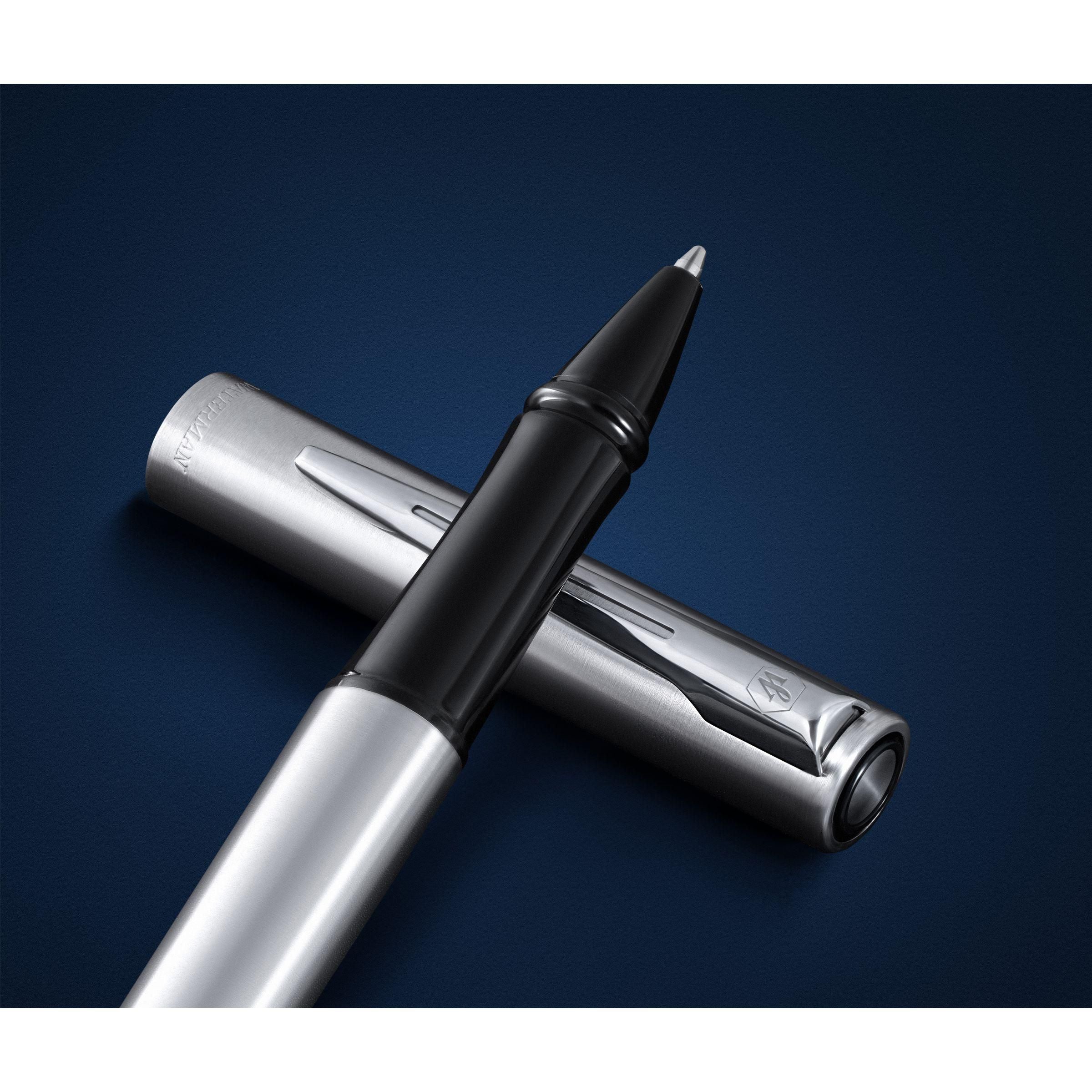 Waterman Graduate Chrom Ct Ballpoint Pen - Black Ink