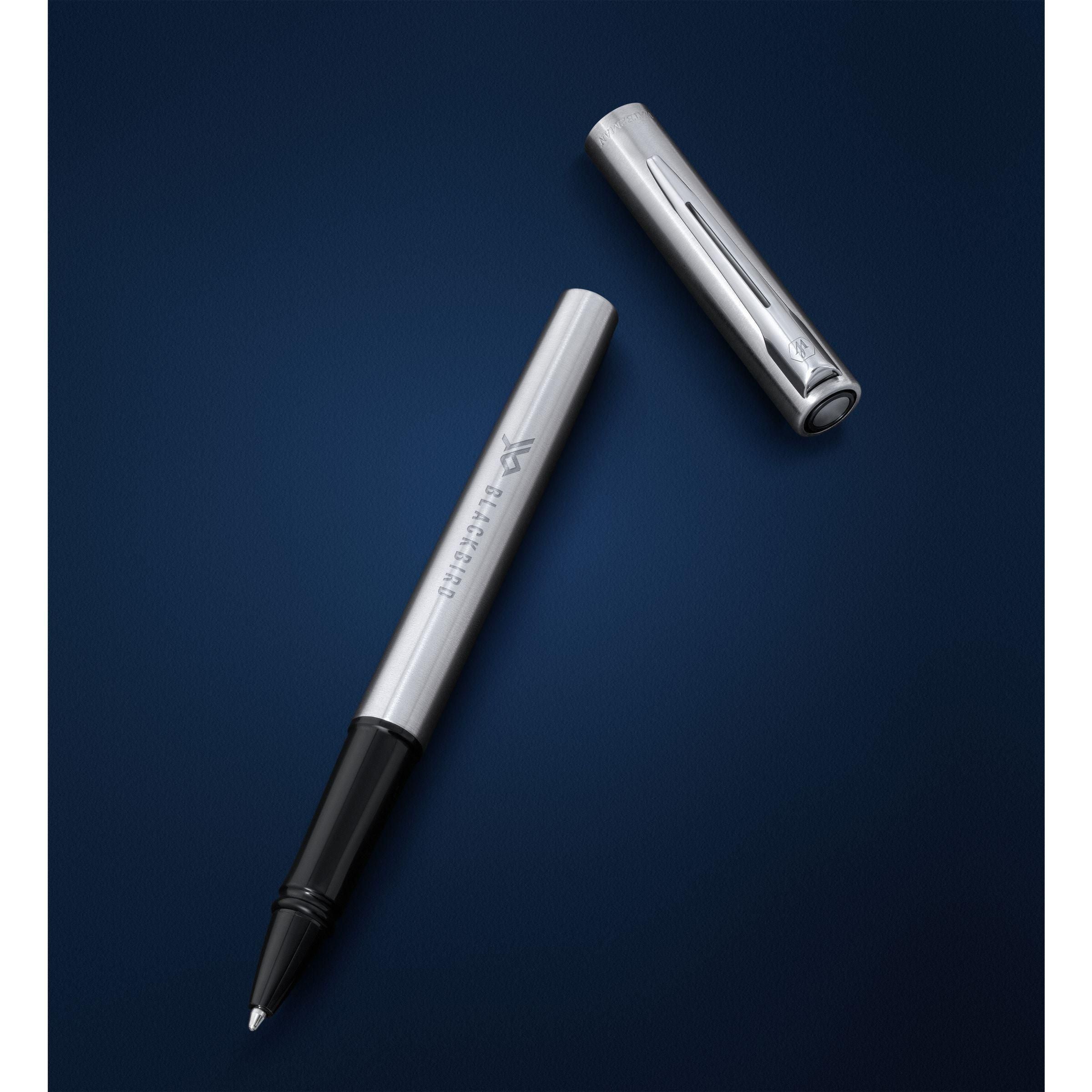Waterman Graduate Chrom Ct Ballpoint Pen - Black Ink