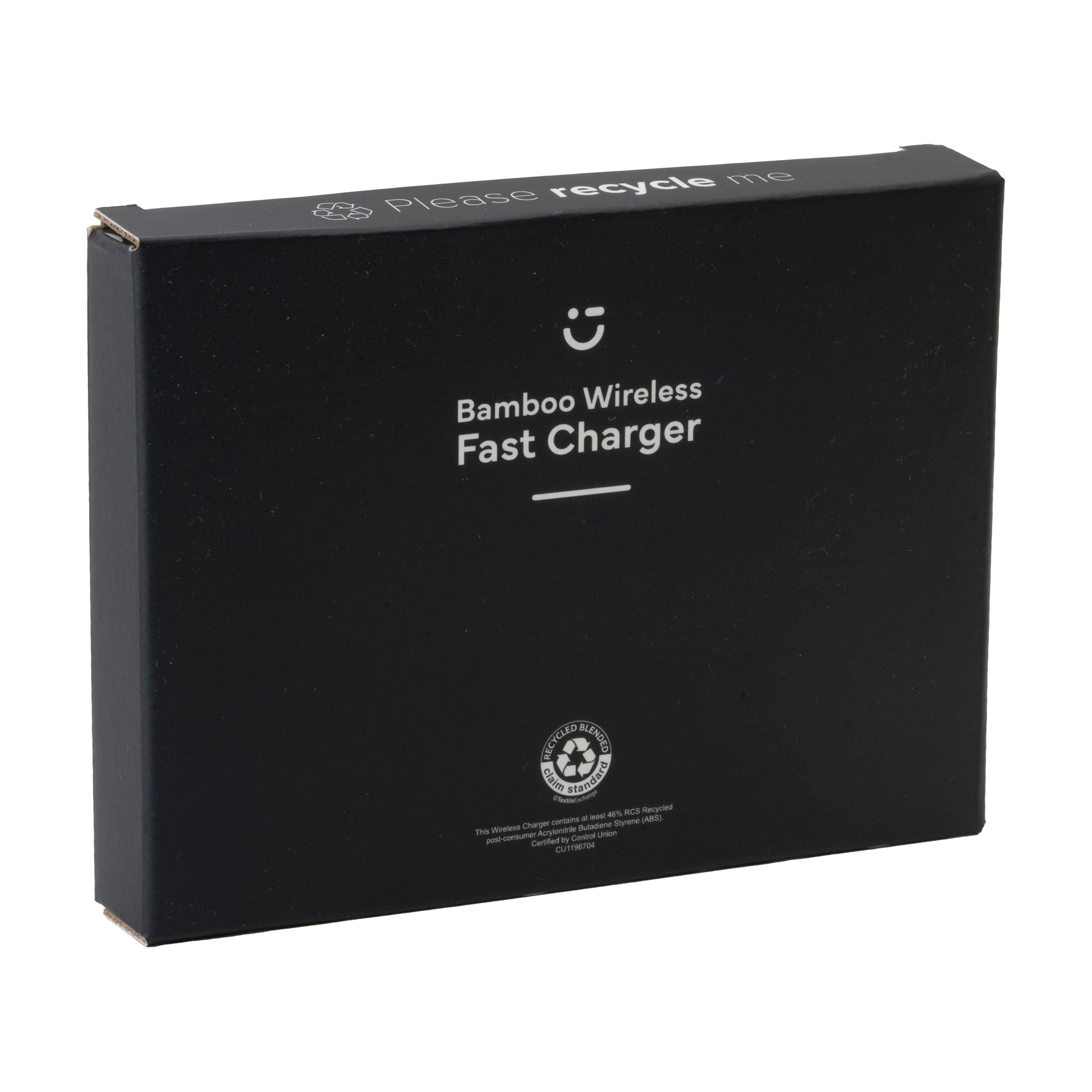 Bamboo 15W Wireless Fast Charger