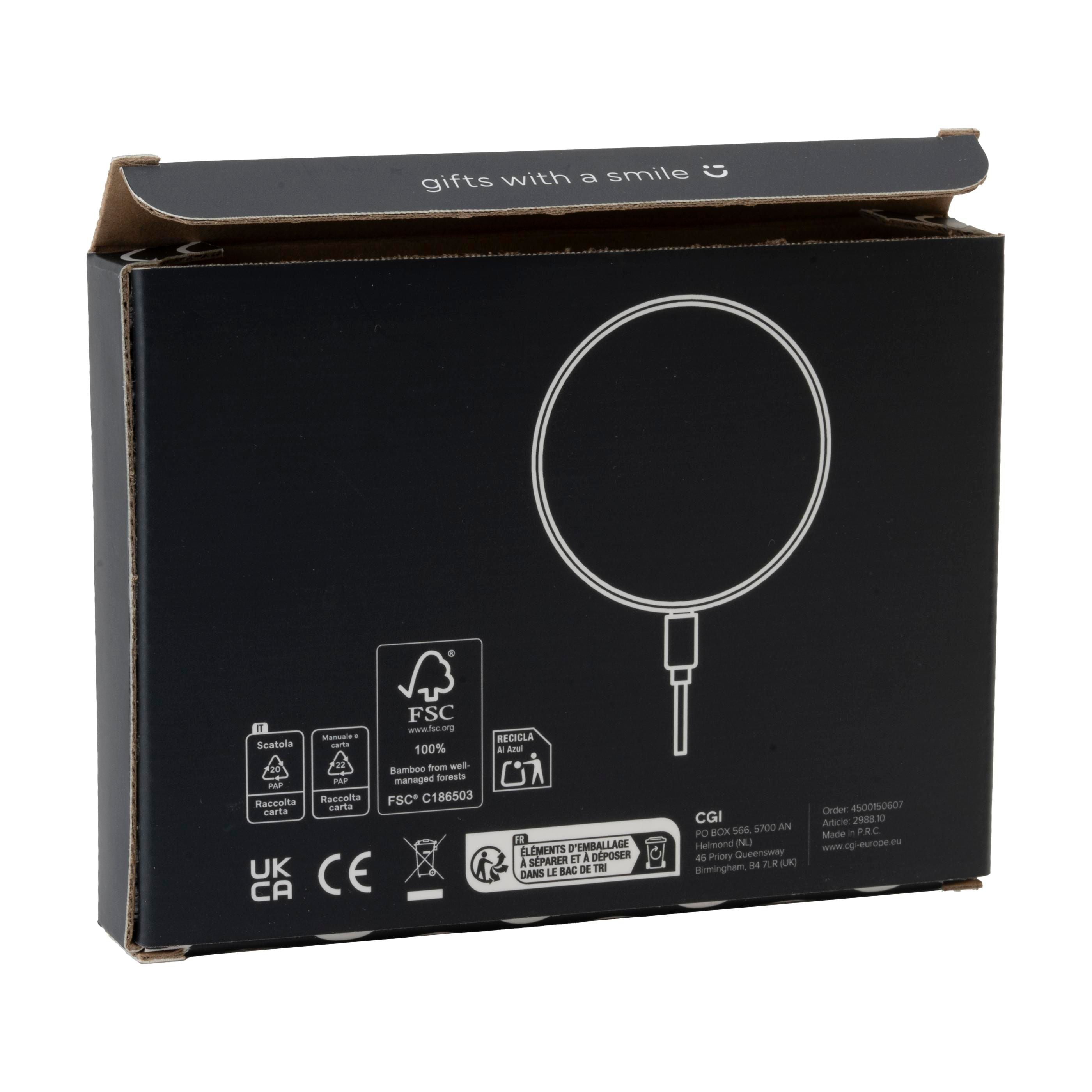 Bamboo 15W Wireless Fast Charger