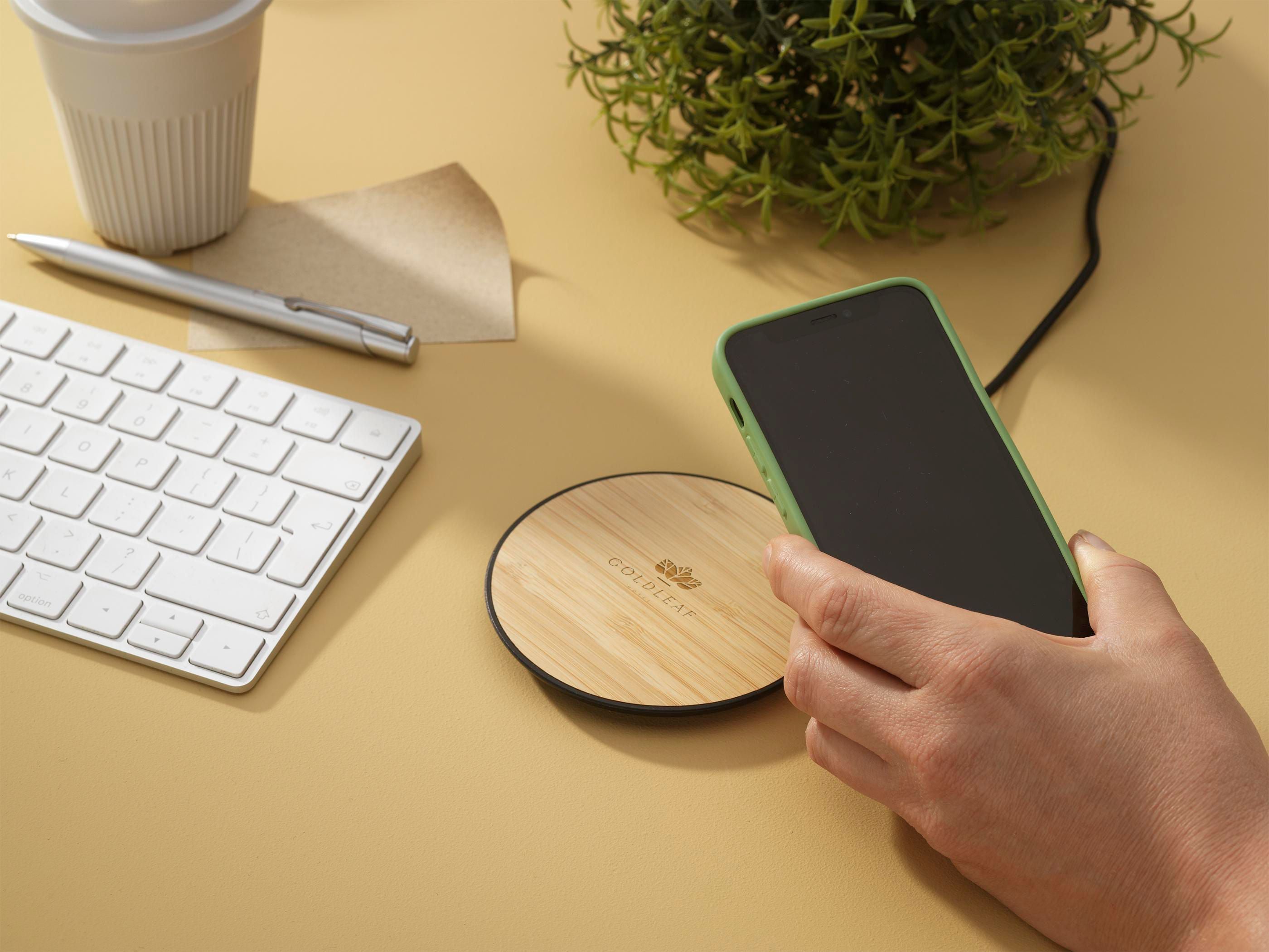 Bamboo 15W Wireless Fast Charger
