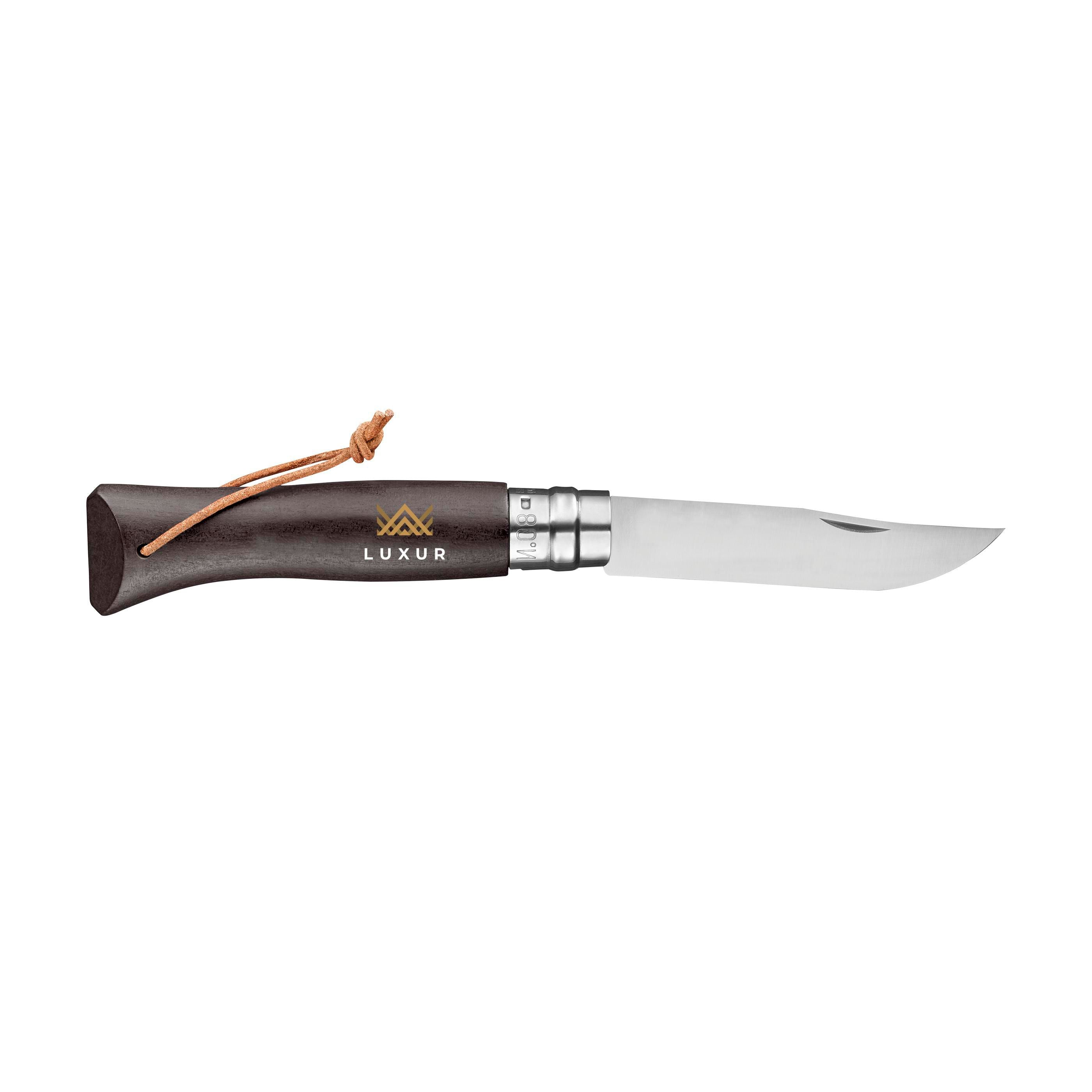 Opinel Colorama No 08 Pocket Knife In A Belt Pouch