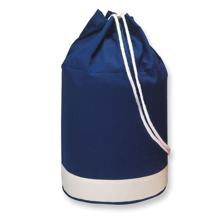 Bicolour Cotton Duffle Bag