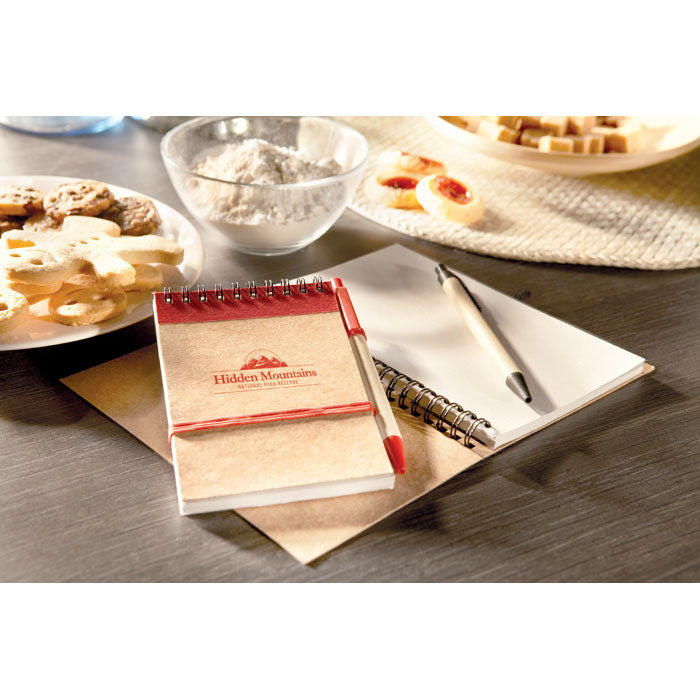 A6 Recycled Notepad with Pen