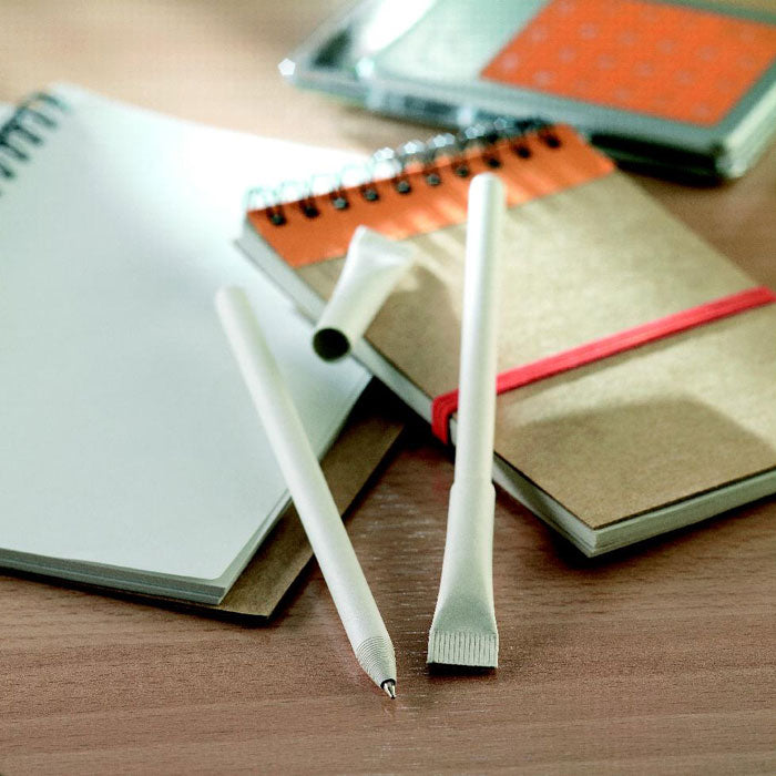 Recycled Paper Ballpoint Pen with Cap