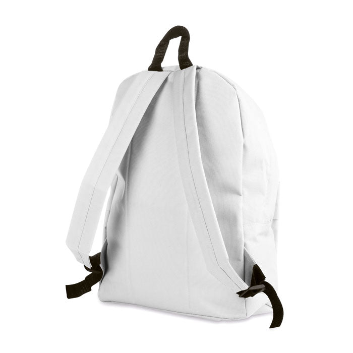 Polyester Backpack with Zipped Outer Pocket