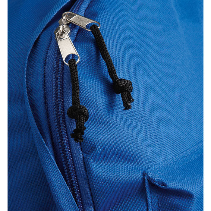 Polyester Backpack with Zipped Outer Pocket