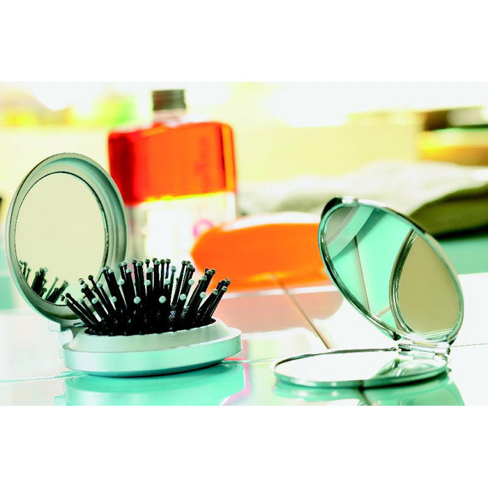 Foldable Brush and Mirror