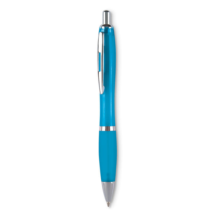 Soft Grip Push Button Ballpoint Pen