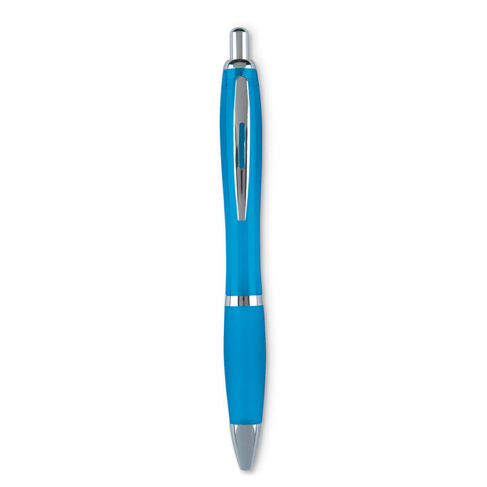 Soft Grip Push Button Ballpoint Pen