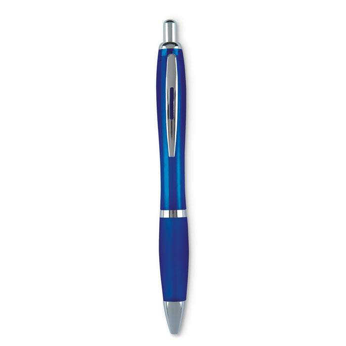 Soft Grip Push Button Ballpoint Pen