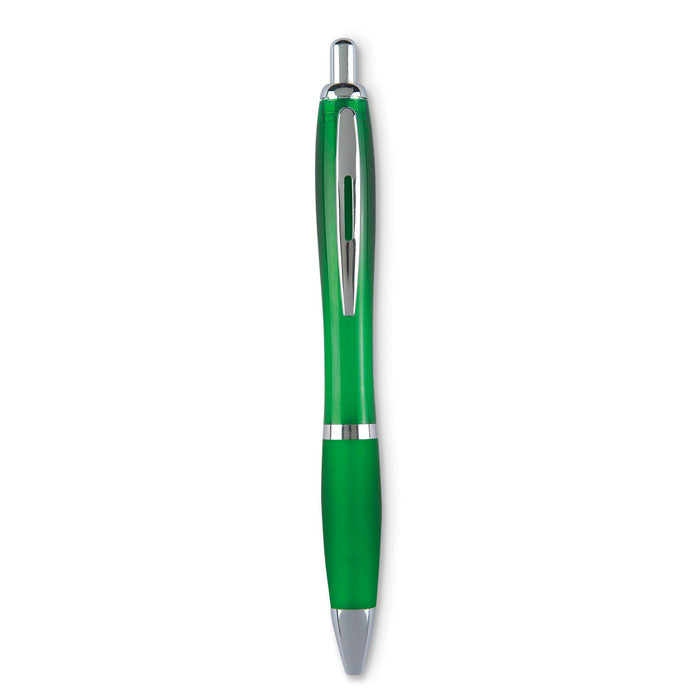 Soft Grip Push Button Ballpoint Pen