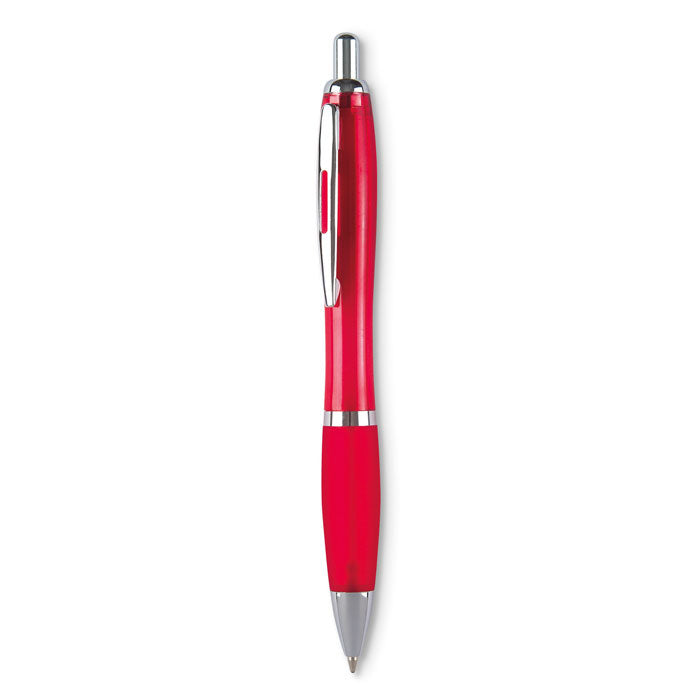Soft Grip Push Button Ballpoint Pen