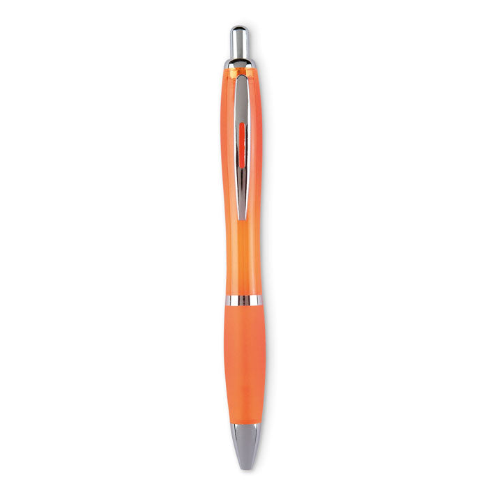 Soft Grip Push Button Ballpoint Pen