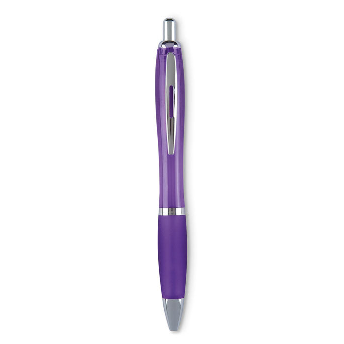 Soft Grip Push Button Ballpoint Pen