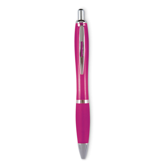 Soft Grip Push Button Ballpoint Pen
