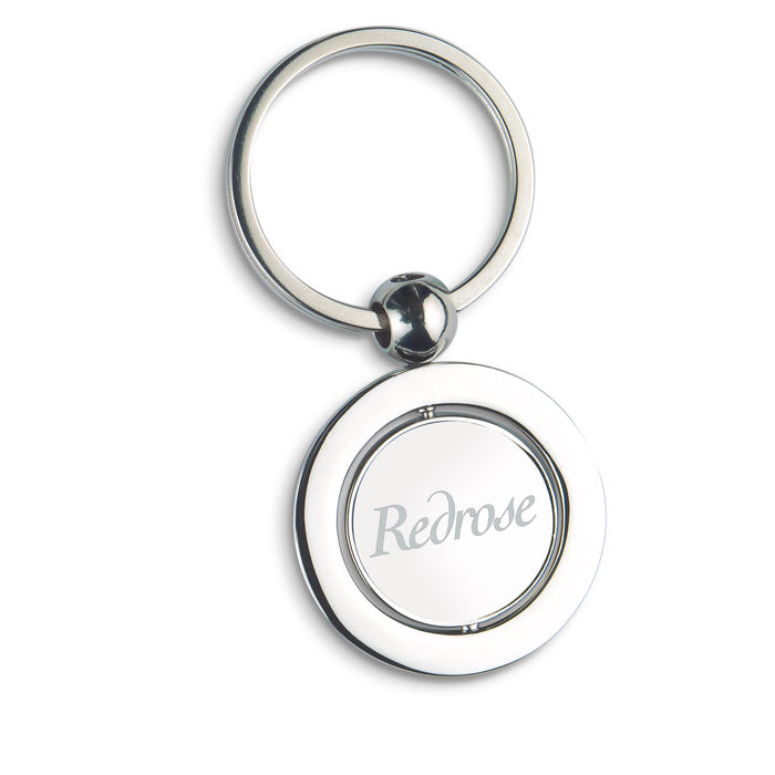 Metal Globe Keyring