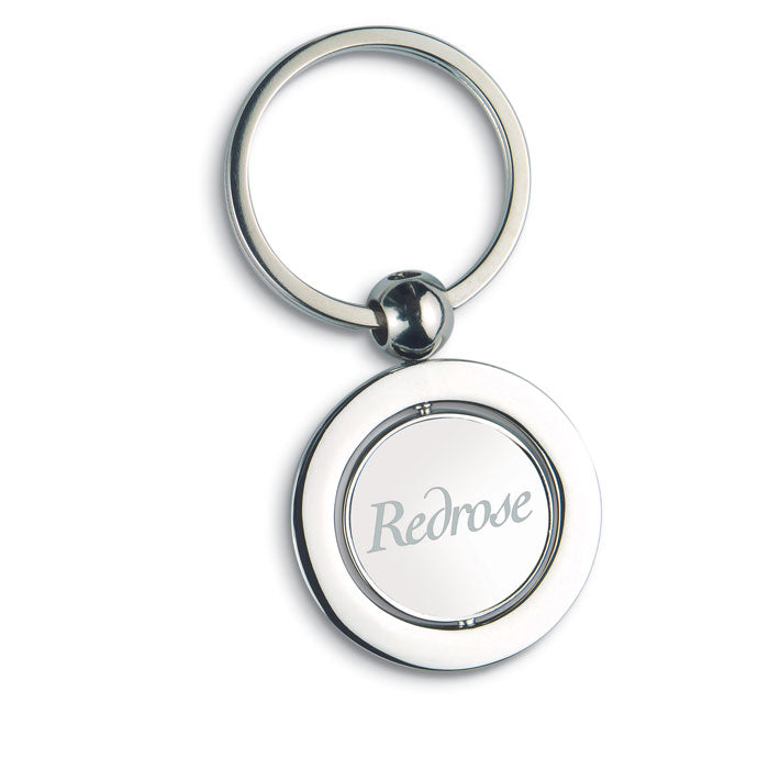 Metal Globe Keyring