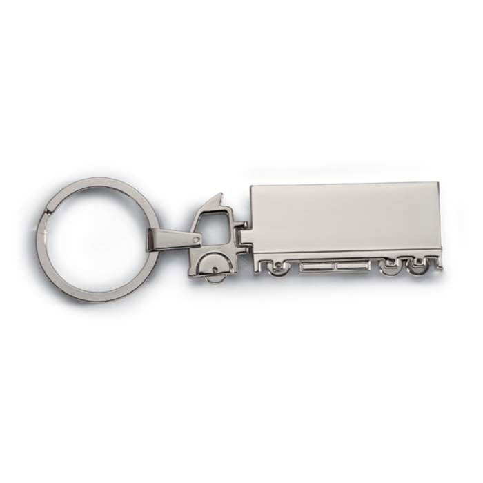 Truck Shaped Metal Keyring