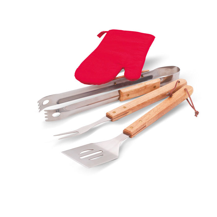 BBQ Apron with BBQ Tools