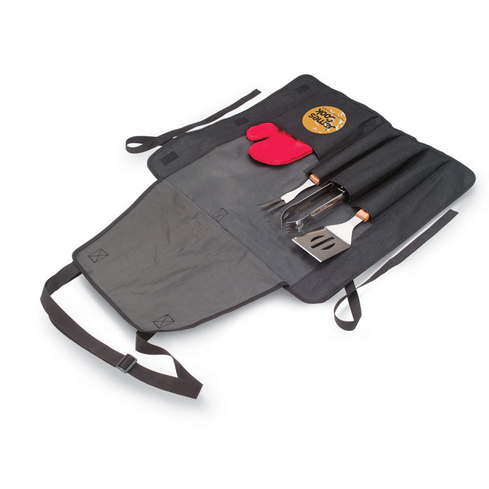 BBQ Apron with BBQ Tools