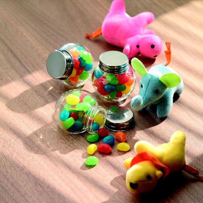 Glass Container Jar with Jelly Beans