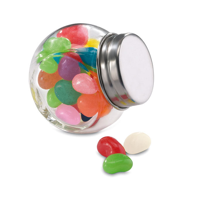 Glass Container Jar with Jelly Beans