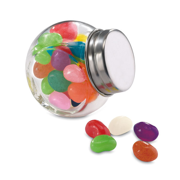 Glass Container Jar with Jelly Beans