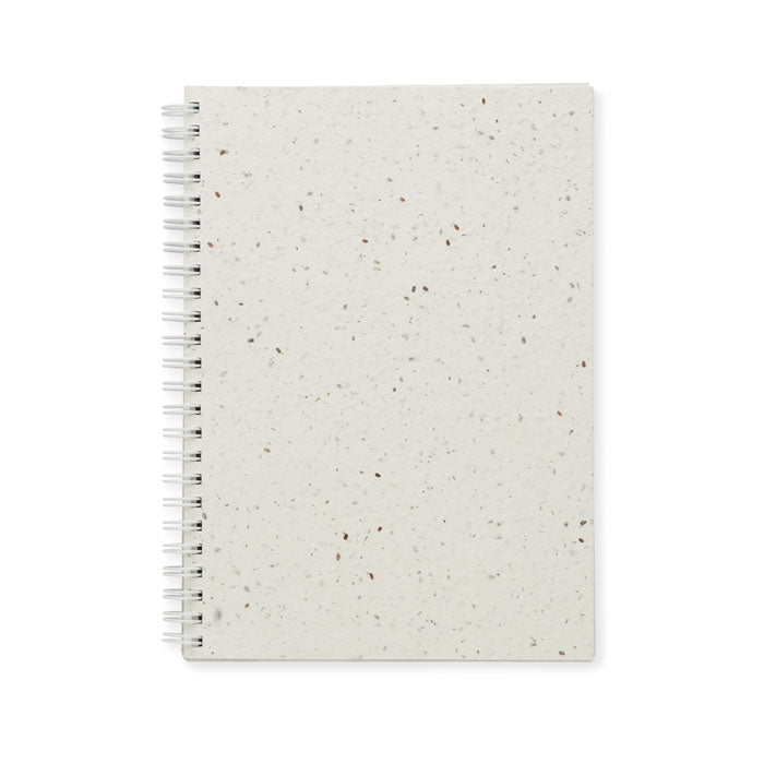 A5 Ring Bound Seed Paper Cover Notebook