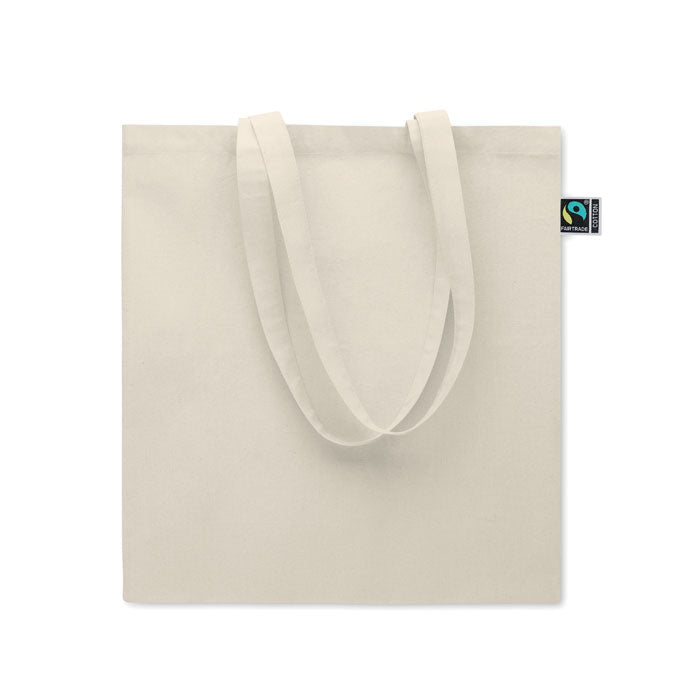 Shopping Bag in Fairtrade Cotton with Long Handles