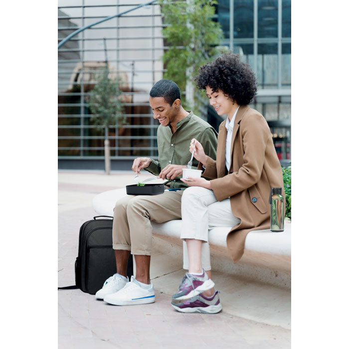 Lunch Box with Built In Phone Stand