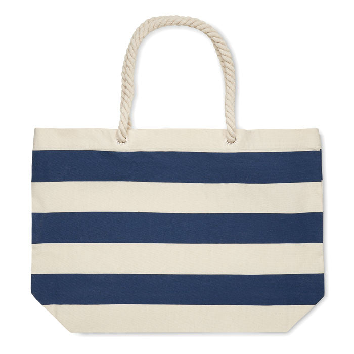 Cotton Striped Beach Bag