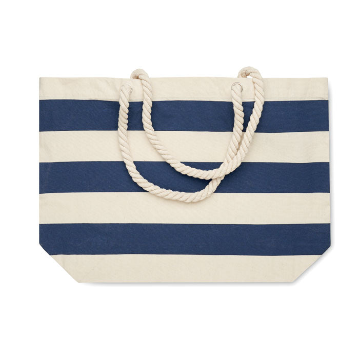 Cotton Striped Beach Bag