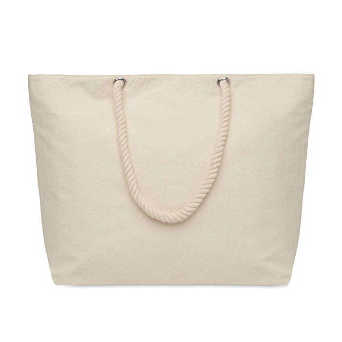 Zippered Cotton Cooler Bag